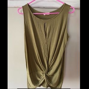 Army green blouse